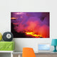Lava Flow Into Ocean Wall Mural