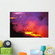 Lava Flow Into Ocean Wall Mural