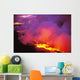Lava Flow Into Ocean Wall Mural