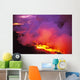 Lava Flow Into Ocean Wall Mural