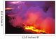 Lava Flow Into Ocean Wall Mural