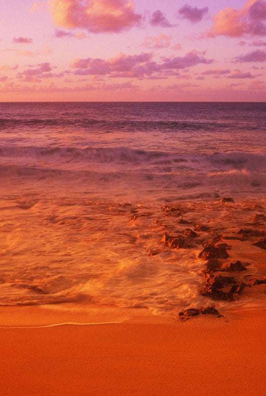 Hawaii, Oahu, North Shore, Sunset Wall Mural