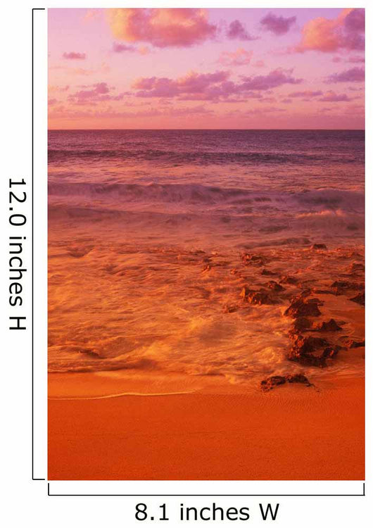 Hawaii, Oahu, North Shore, Sunset Wall Mural