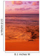 Hawaii, Oahu, North Shore, Sunset Wall Mural