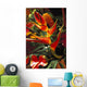 Bouquet With Heliconia And Ginger Wall Mural