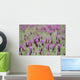 Field Of Purple Flowers Wall Mural