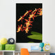 Close-Up Of Bright Orange Orchids Wall Mural