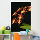 Close-Up Of Bright Orange Orchids Wall Mural