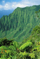 Hawaii, Kauai, Na Pali Coast, Overlooking Kalalau Valley Wall Mural