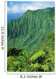 Hawaii, Kauai, Na Pali Coast, Overlooking Kalalau Valley Wall Mural