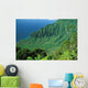 Hawaii, Kauai, Na Pali Coast, Overlooking Kalalau Valley Wall Mural