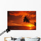 Hawaii, Maui, A Beautiful Sunset At Olowalu Wall Mural