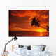 Hawaii, Maui, A Beautiful Sunset At Olowalu Wall Mural