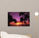 Hawaii, Maui, Kihei, Sunset At Keawekapu Beach Wall Mural