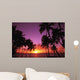Hawaii, Maui, Kihei, Sunset At Keawekapu Beach Wall Mural