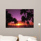 Hawaii, Maui, Kihei, Sunset At Keawekapu Beach Wall Mural