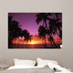 Hawaii, Maui, Kihei, Sunset At Keawekapu Beach Wall Mural
