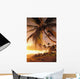 Hawaii, Maui, Kihei, Sunset At Kamaole One Wall Mural