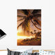 Hawaii, Maui, Kihei, Sunset At Kamaole One Wall Mural