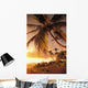 Hawaii, Maui, Kihei, Sunset At Kamaole One Wall Mural