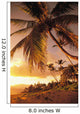 Hawaii, Maui, Kihei, Sunset At Kamaole One Wall Mural