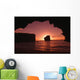 Hawaii, Lanai, Pu'u Pehe, Sweetheart Rock Sunrise Wall Mural