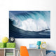 Hawaii, Maui, Yuri Farrant Surfs Huge Wave At Jaws, Aka Peahi Wall Mural