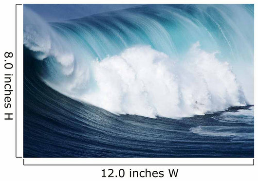Hawaii, Maui, Yuri Farrant Surfs Huge Wave At Jaws, Aka Peahi Wall Mural
