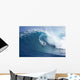 Hawaii, Maui, Yuri Farrant Surfs Huge Wave At Jaws, Aka Peahi Wall Mural