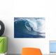 Hawaii, Maui, Yuri Farrant Surfs Huge Wave At Jaws, Aka Peahi Wall Mural