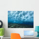 Hawaii, Underwater View Of Wave Breaking Over Shallow Reef Wall Mural