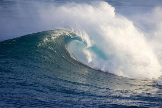 Hawaii, Maui, Large Wave Crashing At Jaws, Well Known Surf Spot Wall Mural