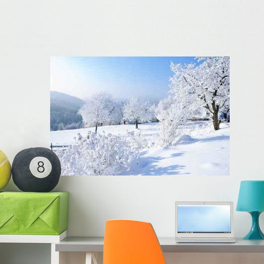 Winter Landscape Austria Wall Decal