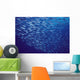 Hawaii, Mackerel Scad, Opelu Swims In Large School Wall Mural