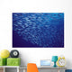Hawaii, Mackerel Scad, Opelu Swims In Large School Wall Mural