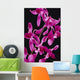 Black Background Wall Mural