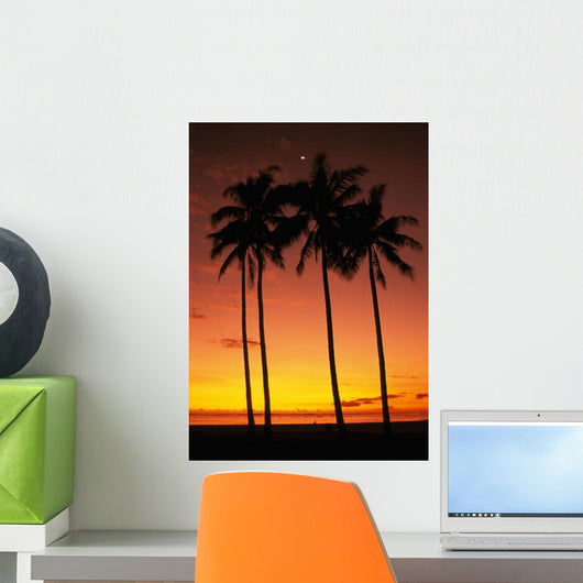 Orange Sky Wall Mural