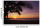 Hawaii, Silhouette Of Palm Tree Near Ocean, Colorful Sunset Wall Mural