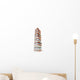 Towering Colorful Books Wall Decal