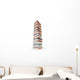 Towering Colorful Books Wall Decal