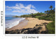 Hawaii, Maui, Makena, Chang's Beach, Blue Sky, Clouds, Empty Beach Wall Mural