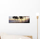 boats anchored offshore Wall Mural