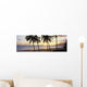 boats anchored offshore Wall Mural