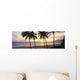 boats anchored offshore Wall Mural