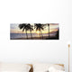 boats anchored offshore Wall Mural
