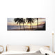 boats anchored offshore Wall Mural
