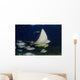 Hawaii, Spotted Eagle Ray And Reef Fish Wall Mural