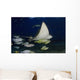 Hawaii, Spotted Eagle Ray And Reef Fish Wall Mural