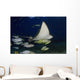 Hawaii, Spotted Eagle Ray And Reef Fish Wall Mural