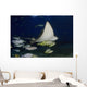 Hawaii, Spotted Eagle Ray And Reef Fish Wall Mural